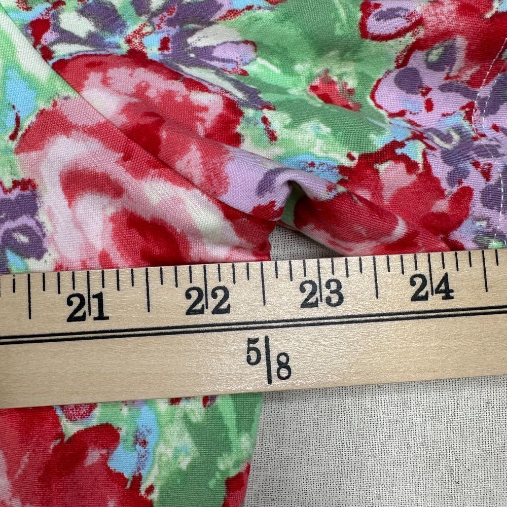New WAYF Floral Print Cherise Watercolor Midi Dress size 2X Multicolor - Picture 8 of 9